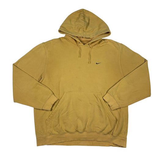 Vintage Nike Hoodie Y2K Mini Swoosh Yellow