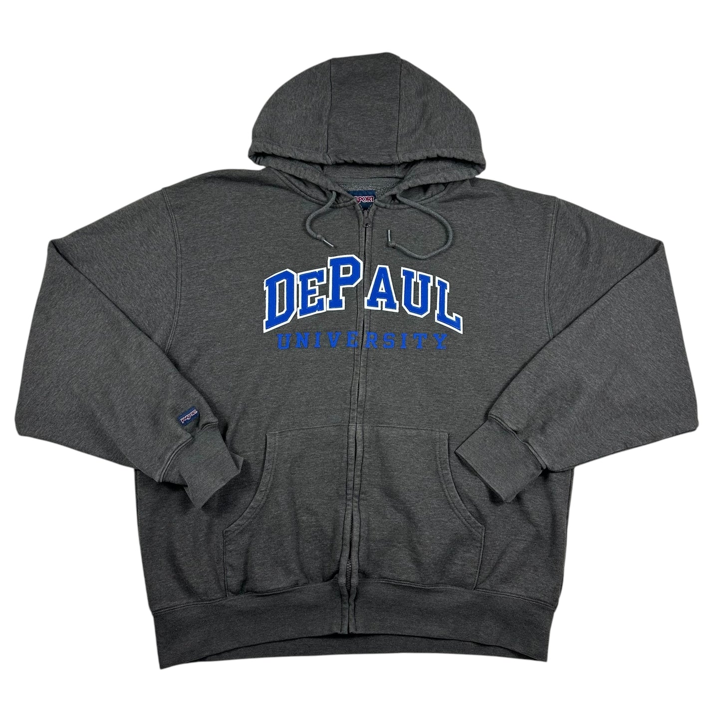 Vintage Depaul University Hoodie Full Zip