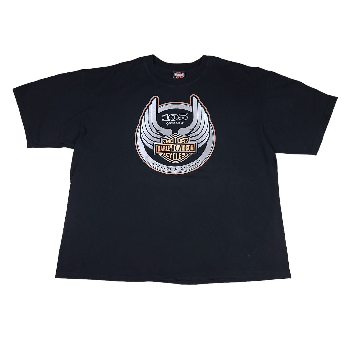 Harley Davidson 105 Years Wisconsin Black Tee