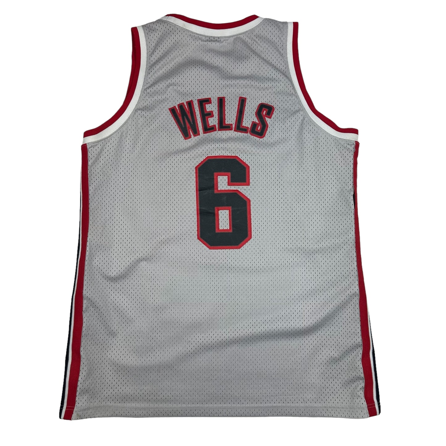 Bonzi Wells Nike Portland Trailblazers Gray Basketball Jersey