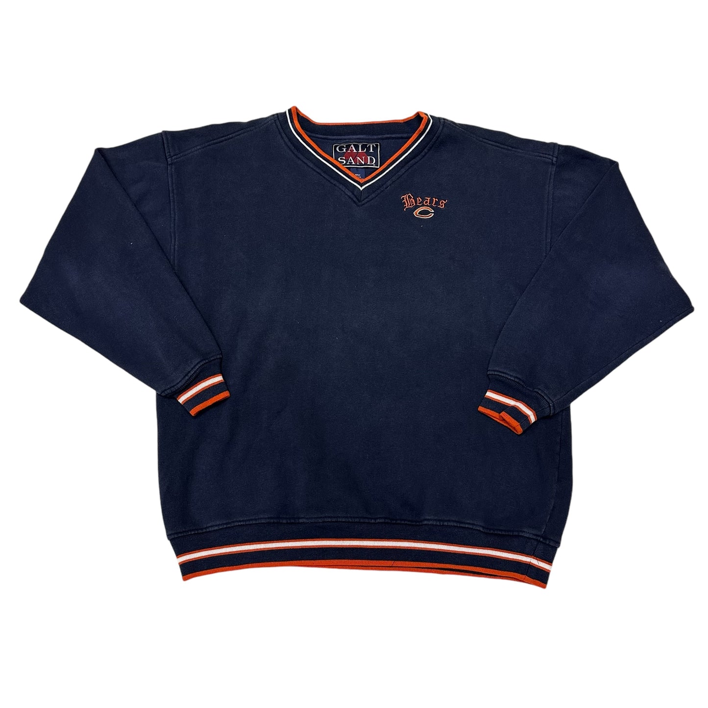 Vintage Chicago Bears  Sweatshirt NFL Galt Sand V-Neck