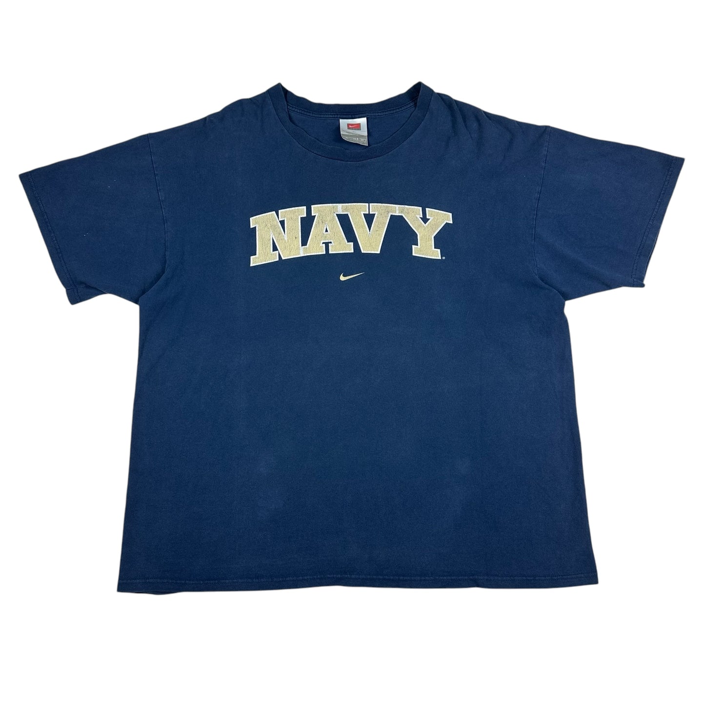 Vintage Navy Shirt Nike Middle Swoosh