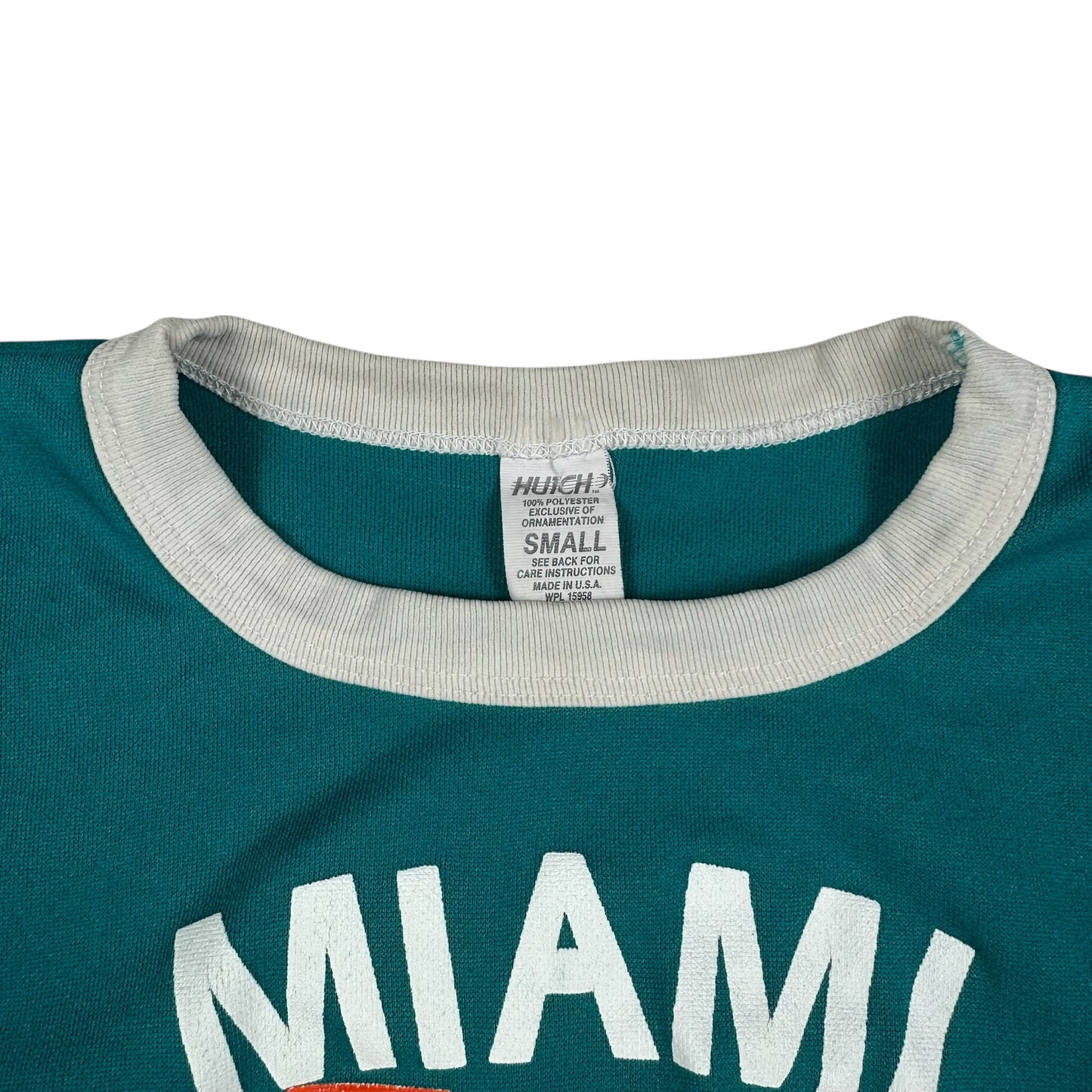 Vintage Miami Dolphins Jersey Shirt Hutch Youth