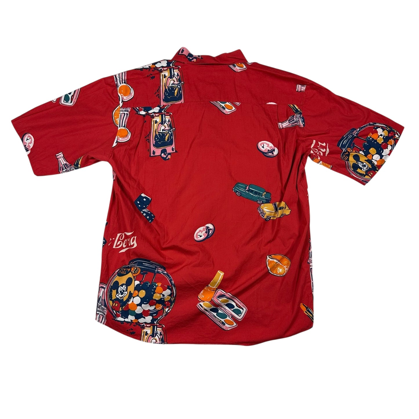 Mickey Mouse Vintage Iceberg History Shirt Button