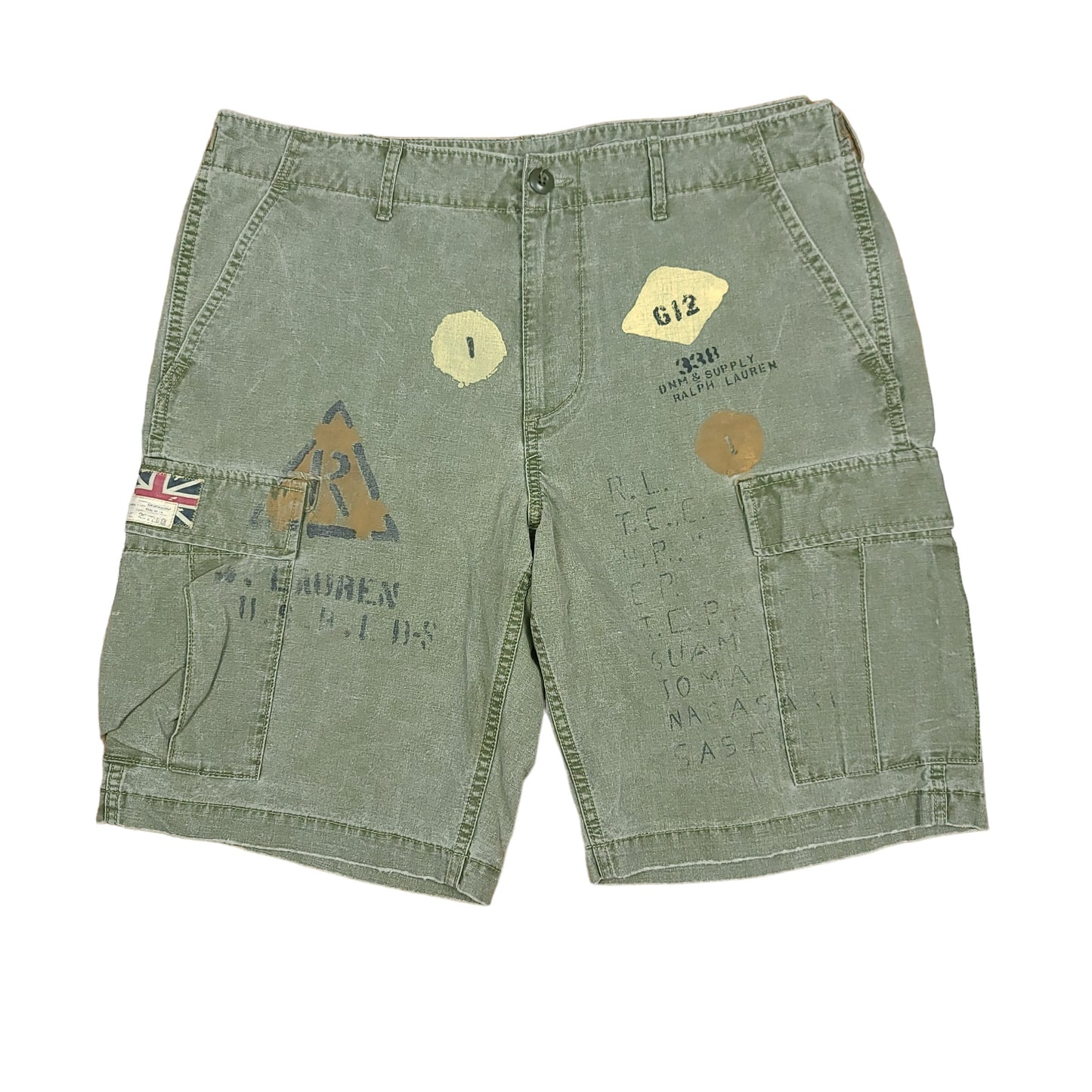 Denim & Supply Ralph Lauren Green Army Shorts