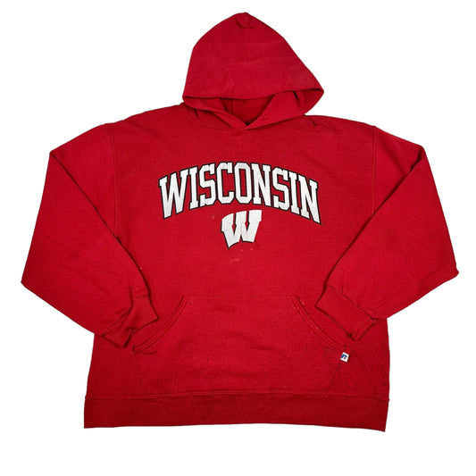 University of Wisconsin Badgers Russell Athletic Red Hoodie