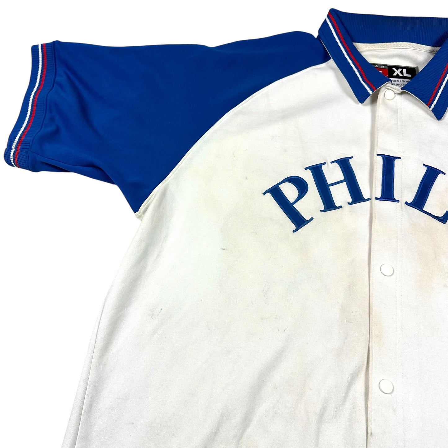 Vintage Phildaelphia 76ers Baseball Jersey Nike