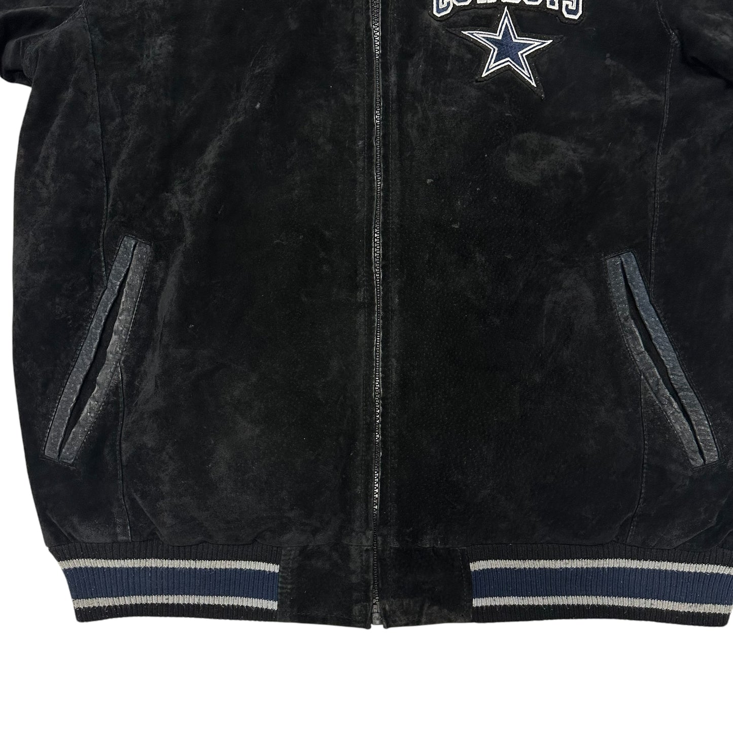 Dallas Cowboys Jacket Leather Suede GIII