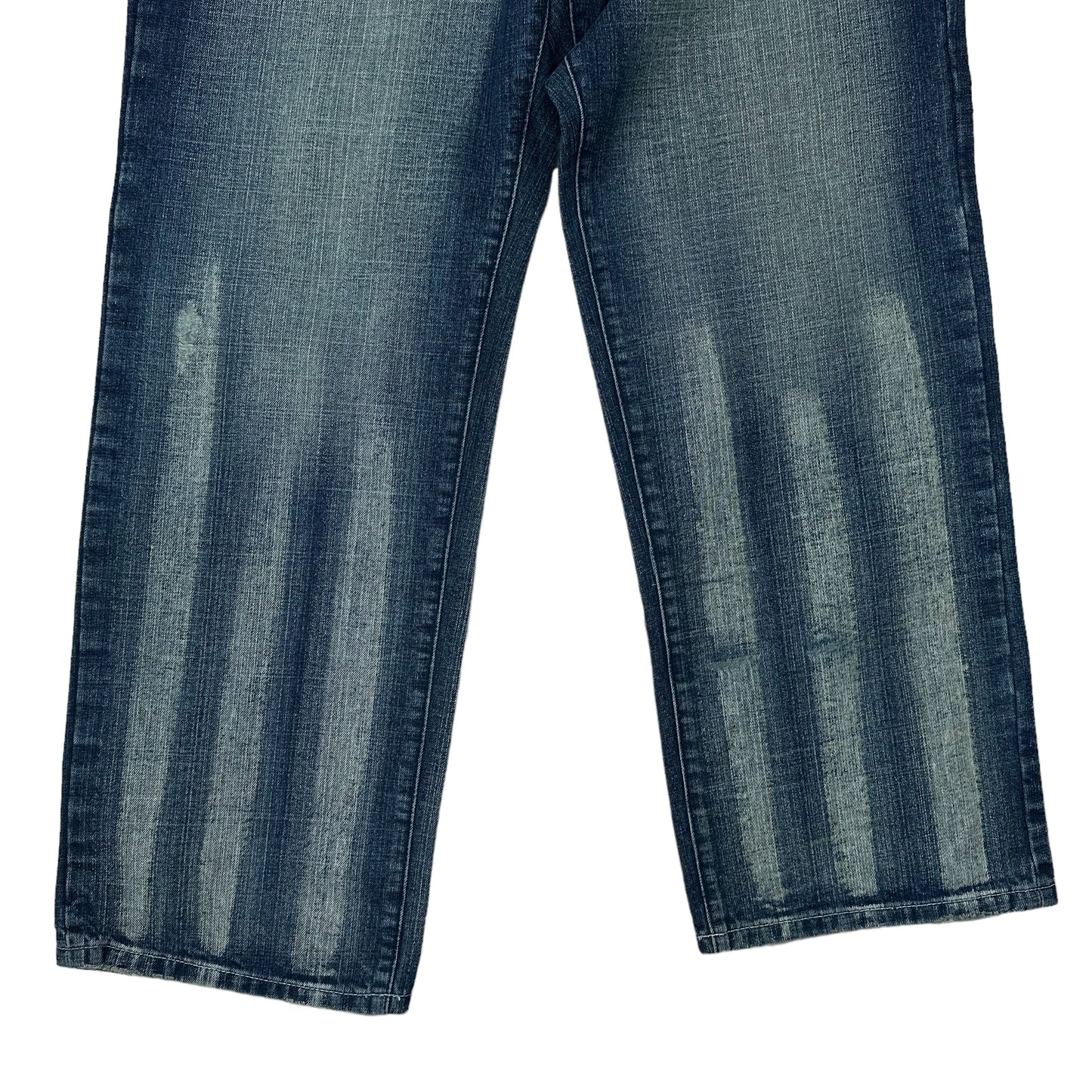 Vintage Y2K Akademiks Parle Stitch Blue Denim Pants