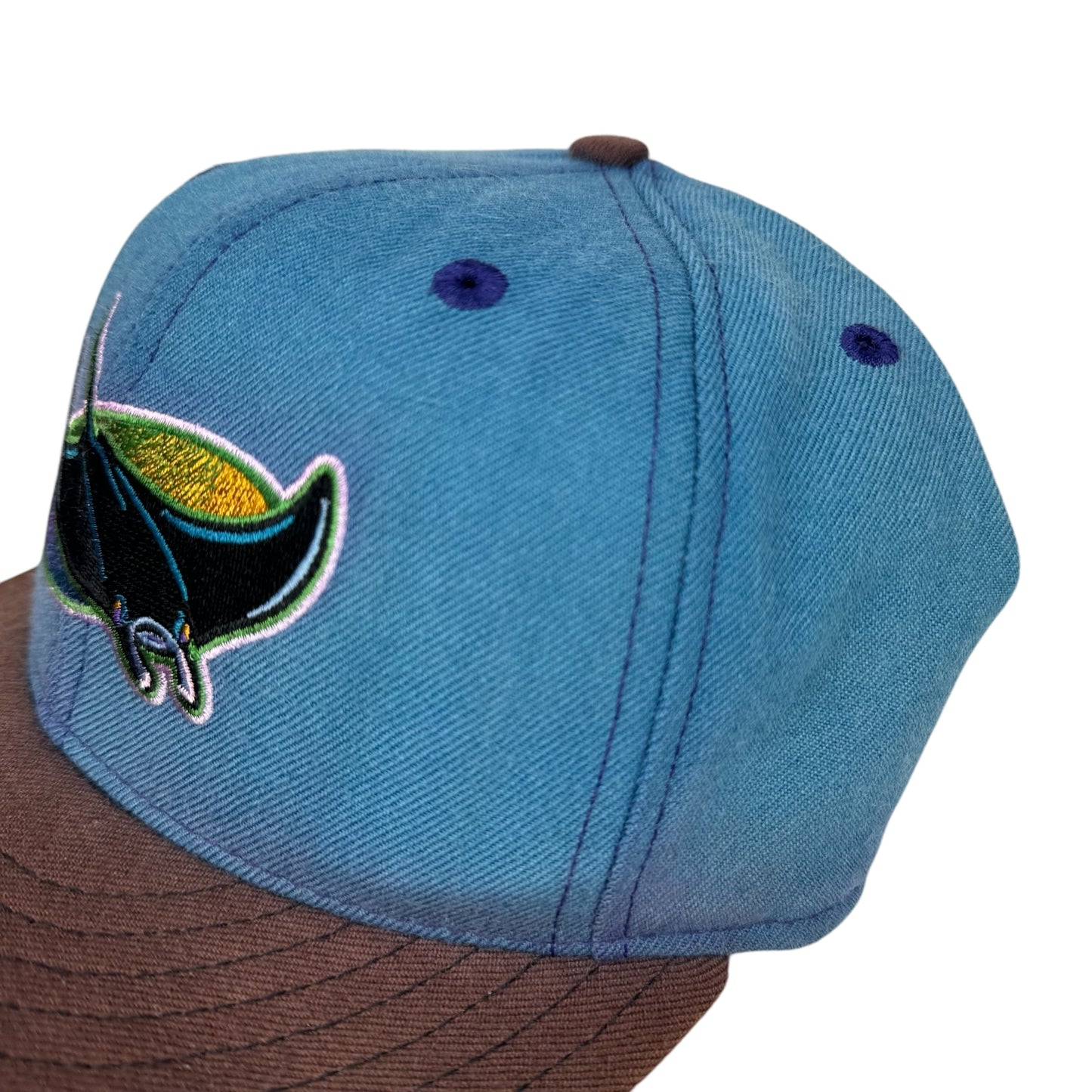 Vintage Tampa Bay Devil Rays Hat Wool New Era Fitted