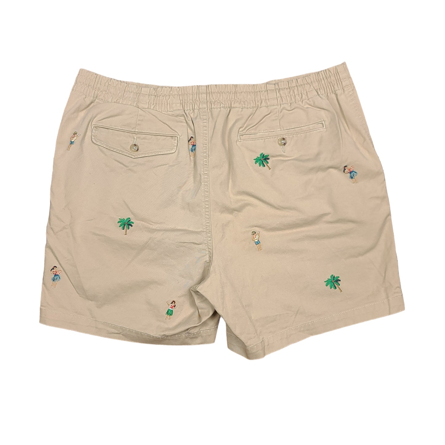 Polo Ralph Lauren Beige Embroidered Island Shorts