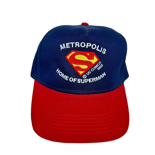 Vintage Metropolis Home of Superman 1993 Snap Back Hat