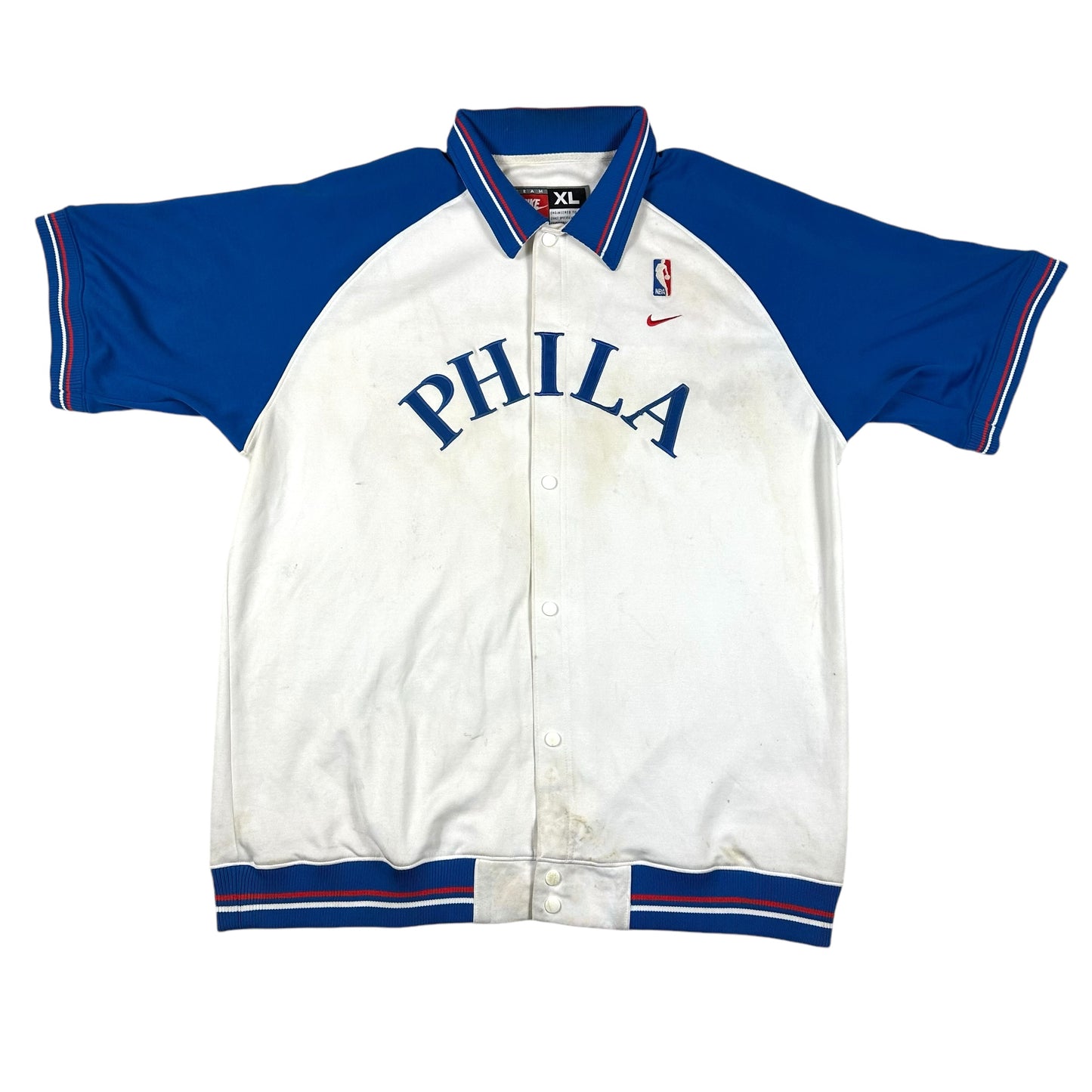 Vintage Phildaelphia 76ers Baseball Jersey Nike