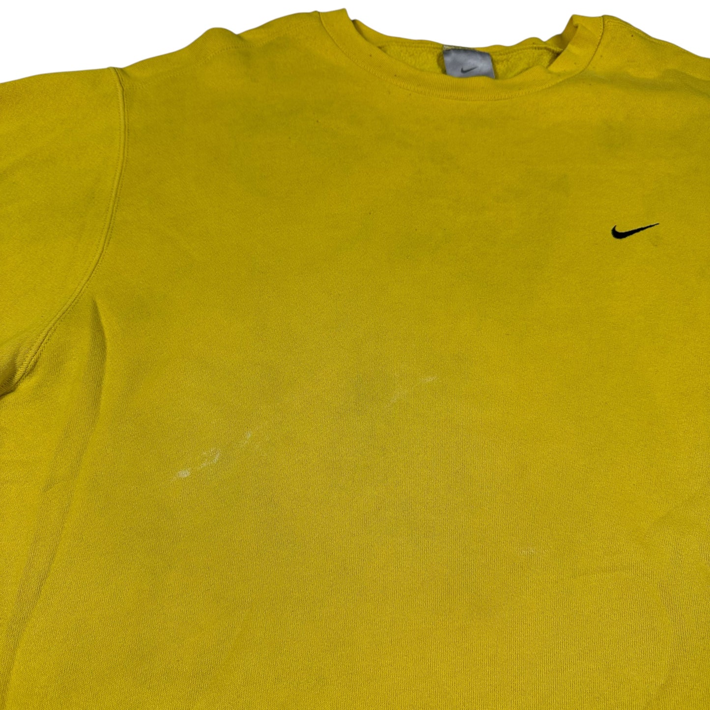 Vintage Nike Sweatshirt Y2K Crewneck Yellow