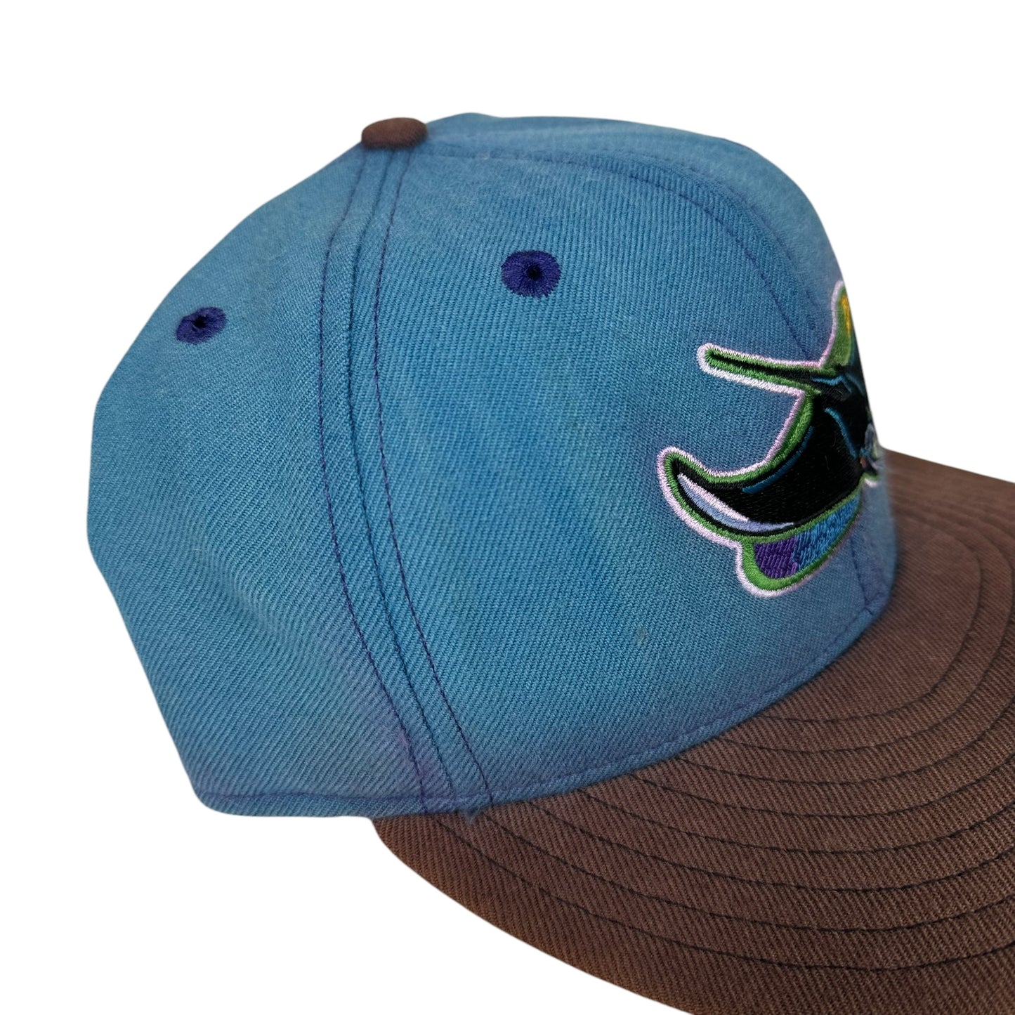 Vintage Tampa Bay Devil Rays Hat Wool New Era Fitted