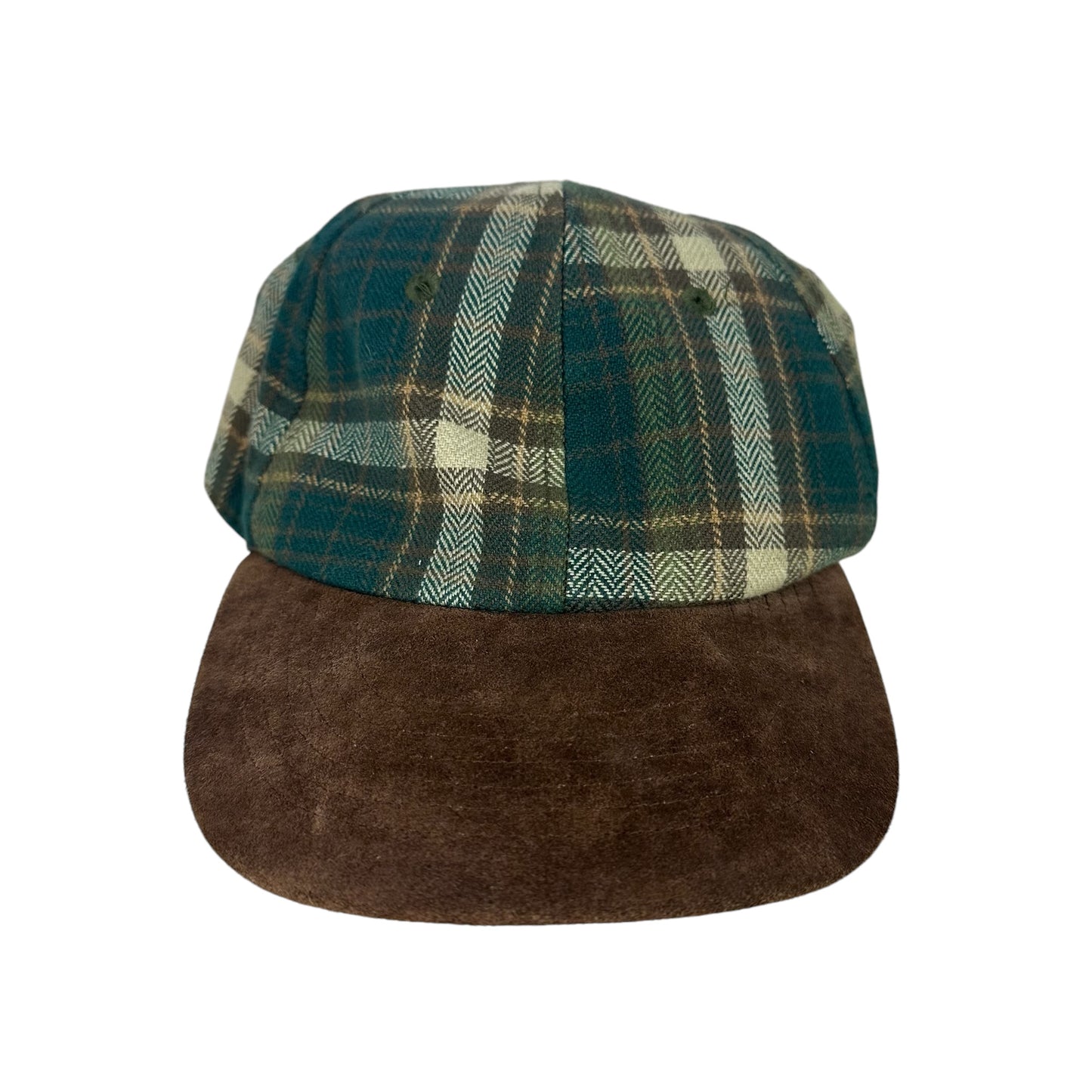 Vintage Gap Hat Tartan & Suede