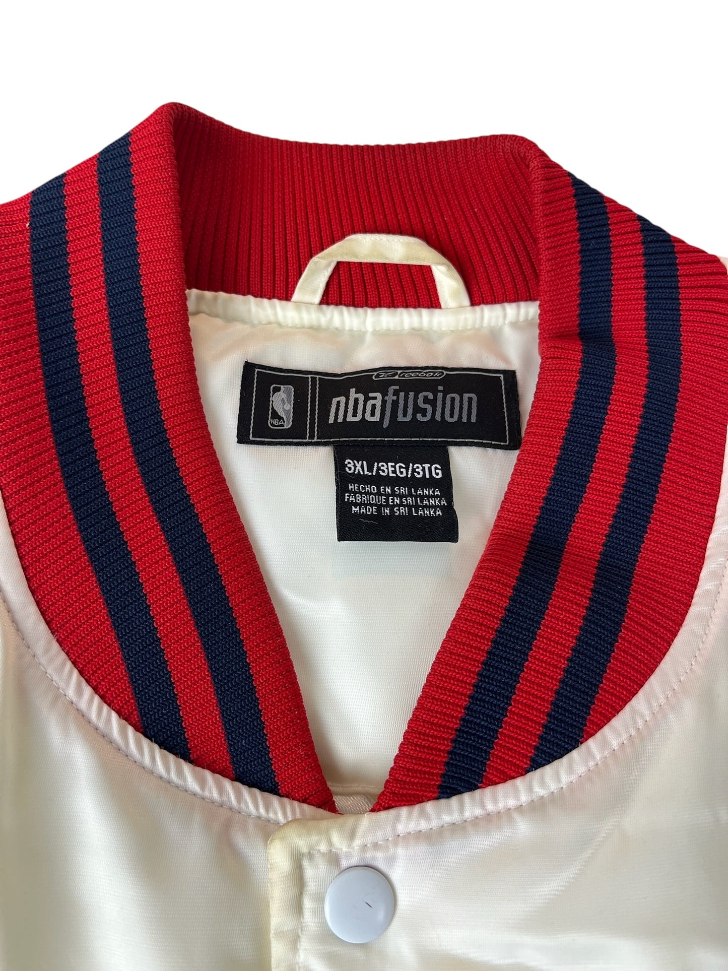 Vintage New Jersey Nets Jacket NBA Satin Varsity