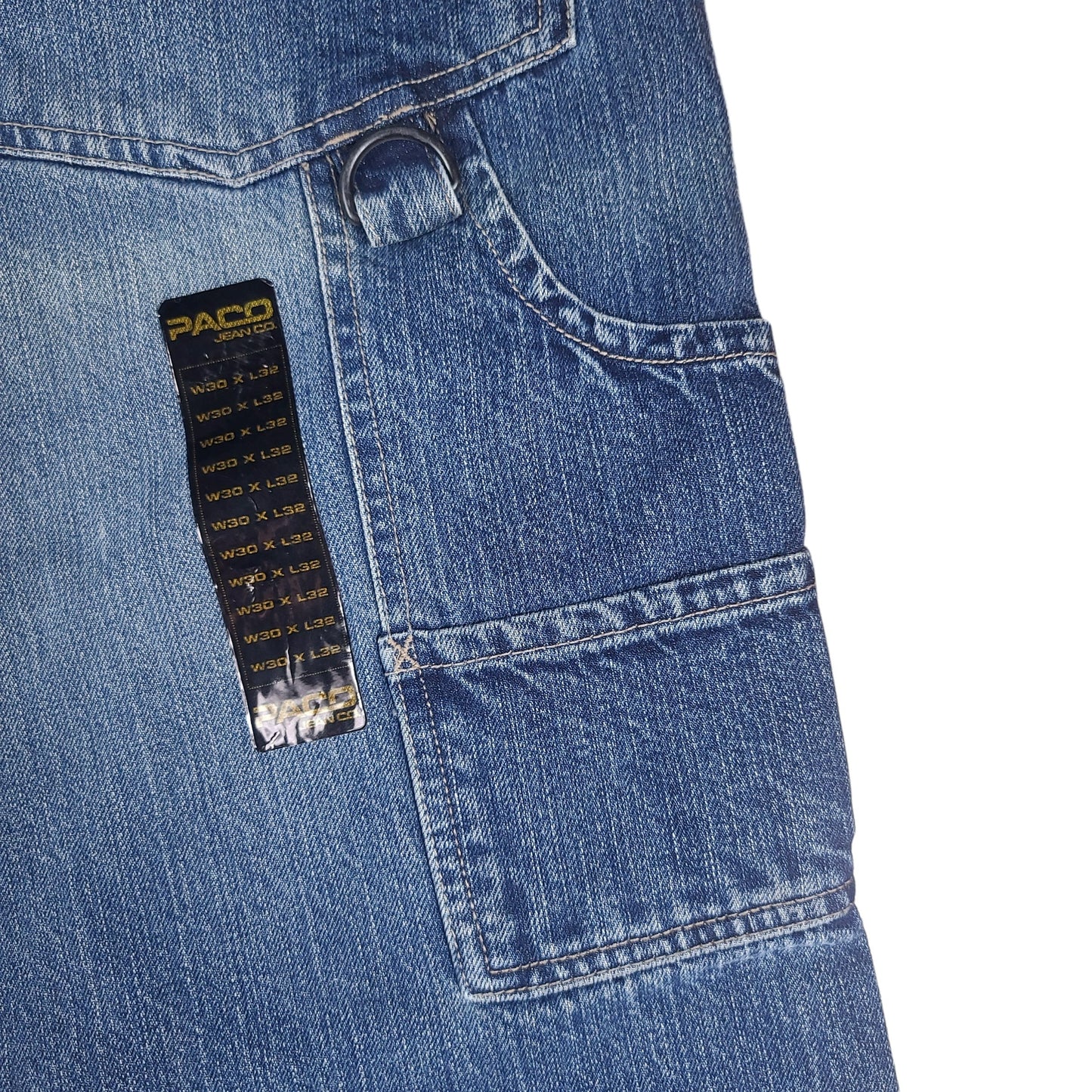 Vintage Y2K Blue Paco Jeans Utility Denim Pants