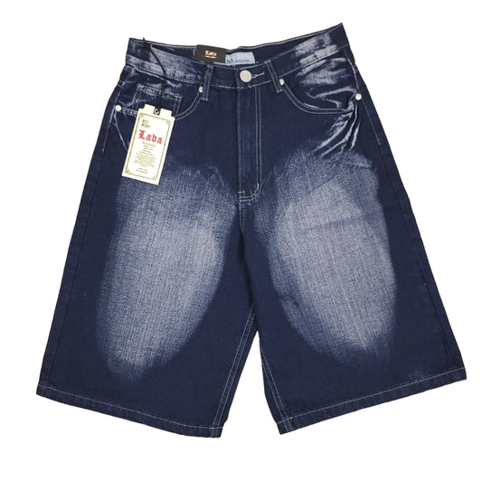 Vintage Y2K Blue Lada Embrodiered Denim Shorts