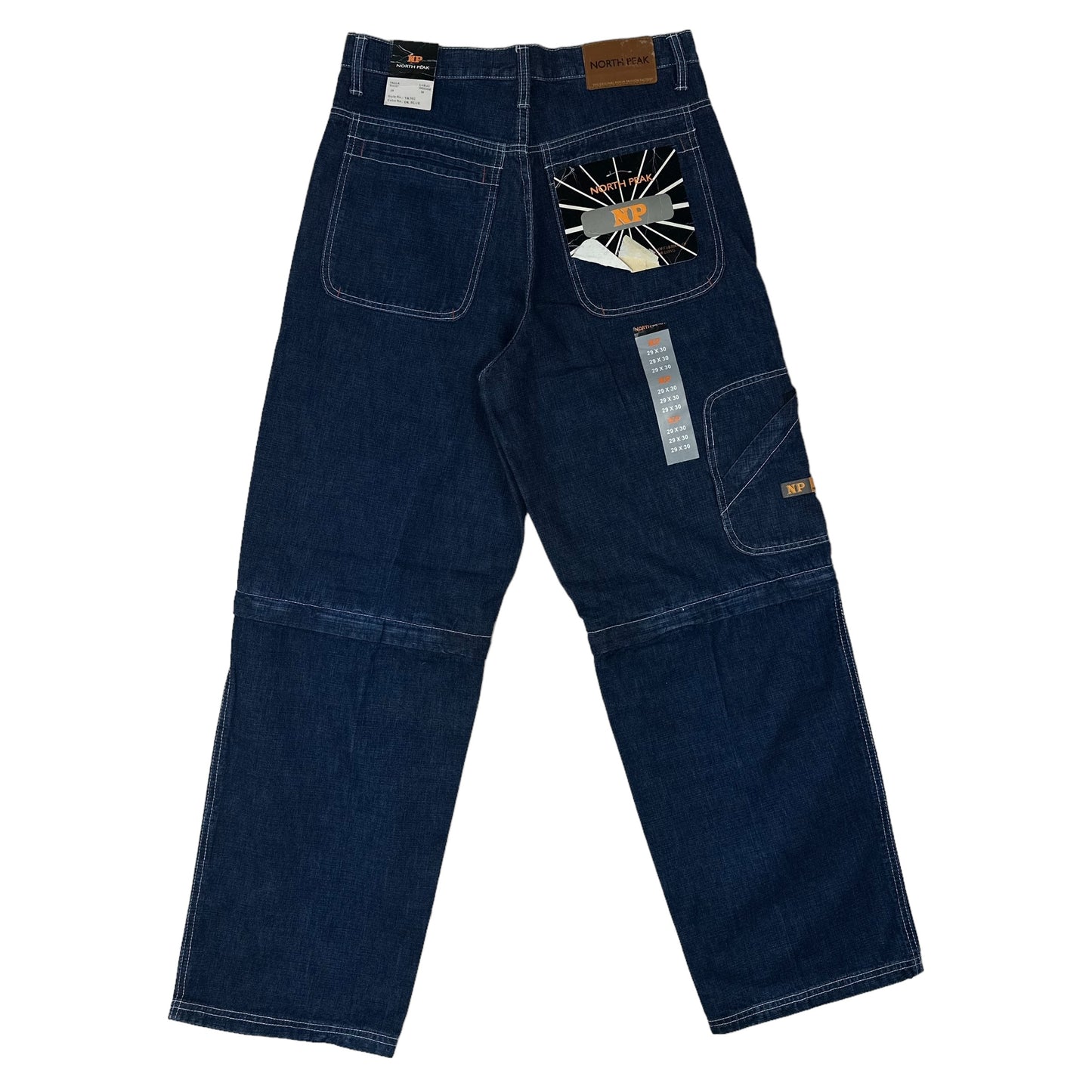 Vintage Y2K North Peak Convertible Denim Pants