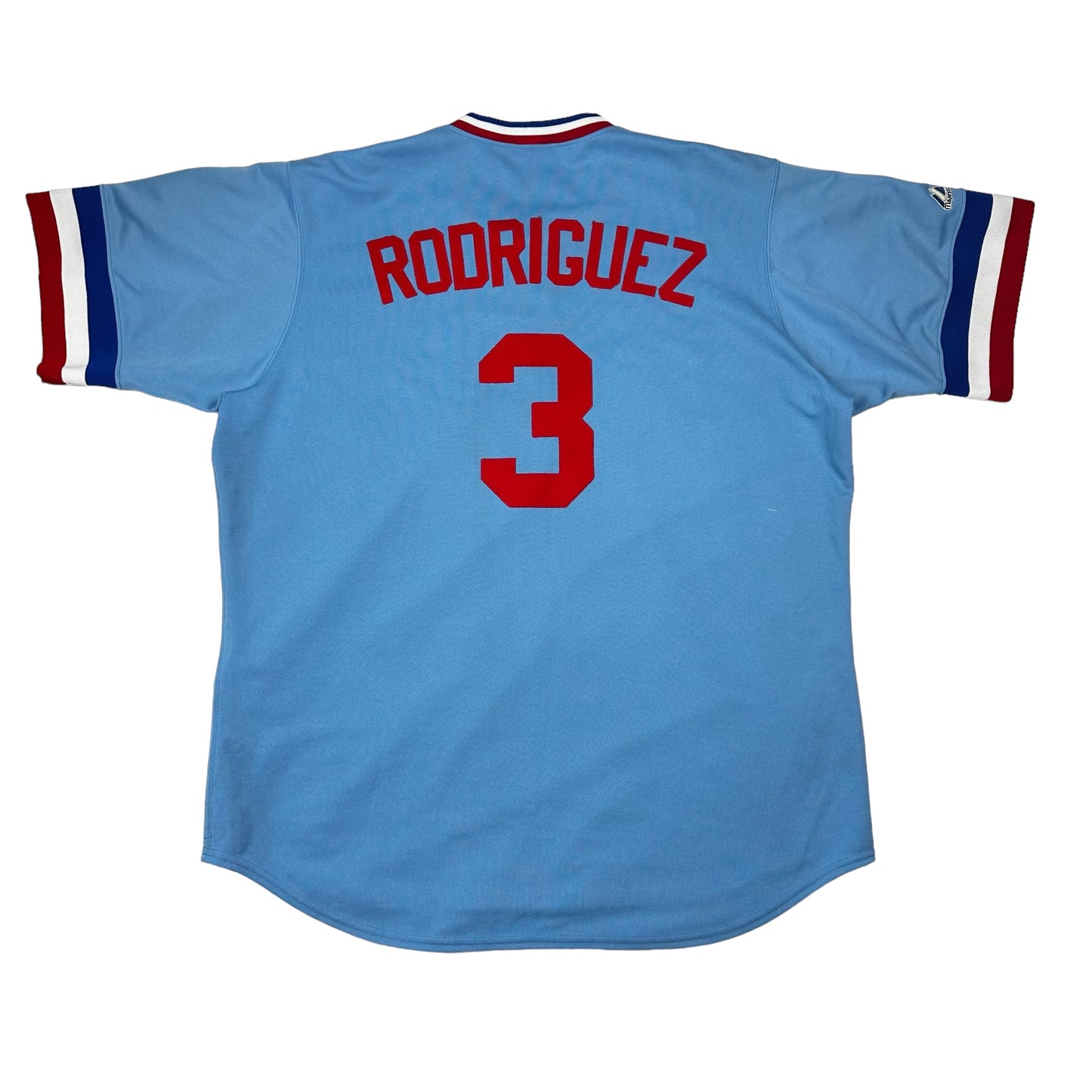 Texas Rangers Ivan Rodriguez #3 Majestic Baseball Jersey
