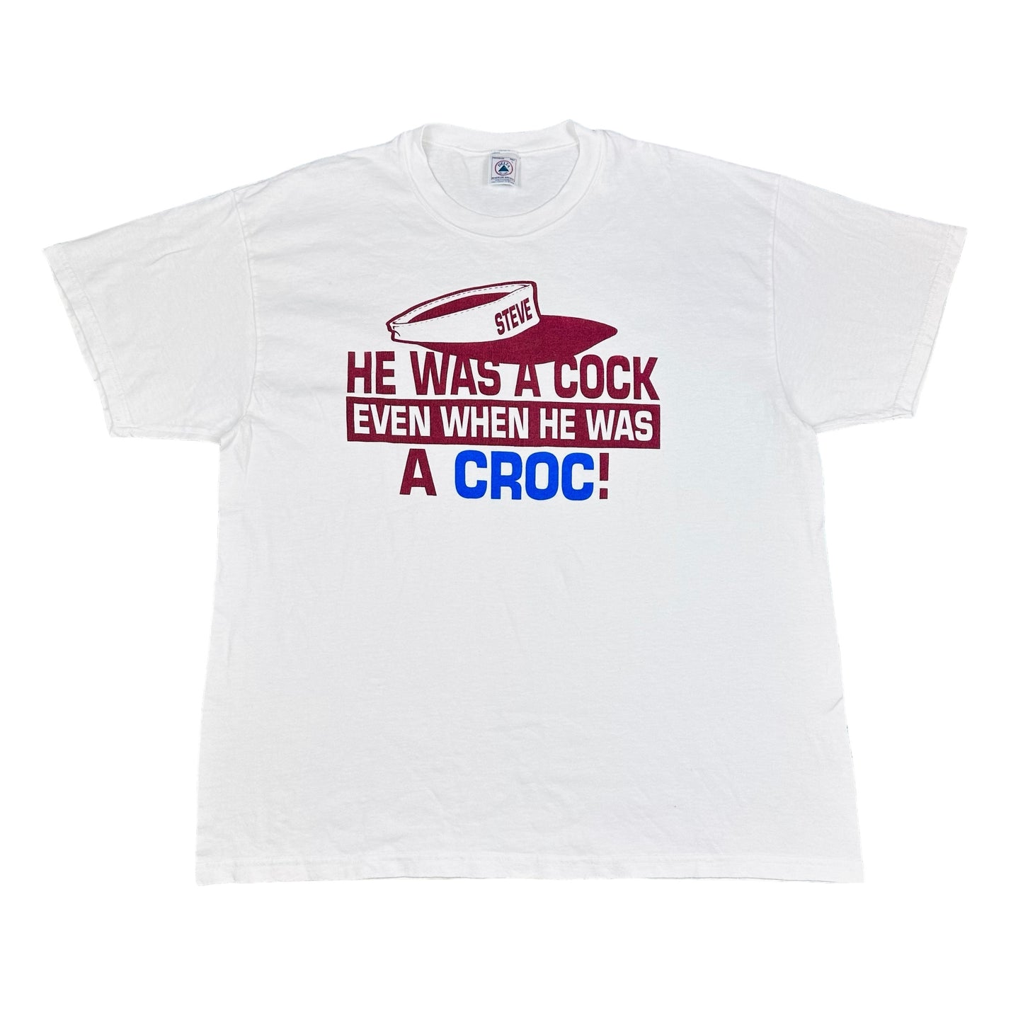 Vintage Steve Spurrier White Collegiate Tee