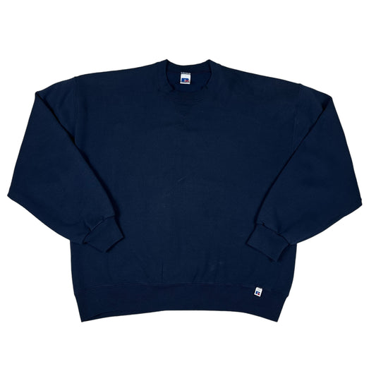 Vintage Russell Athletic Sweatshirt Navy Blue