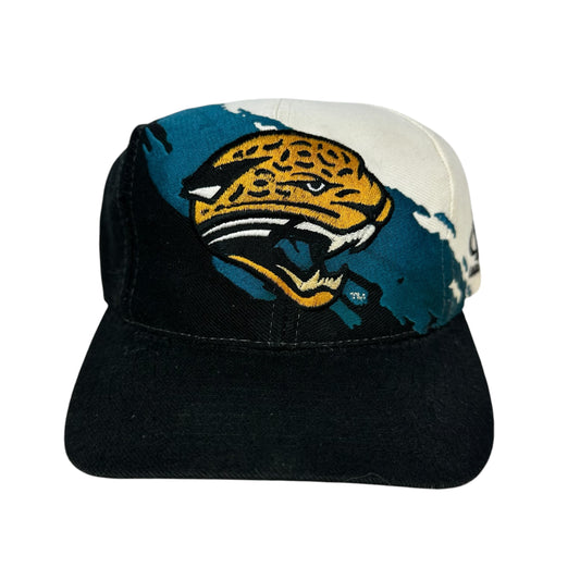 Vintage Jacksonville Jaguars Hat Logo Athletic Splash Snapback