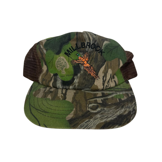 Millbrook Vintage Mossy Oak Trucker Hat Hunting