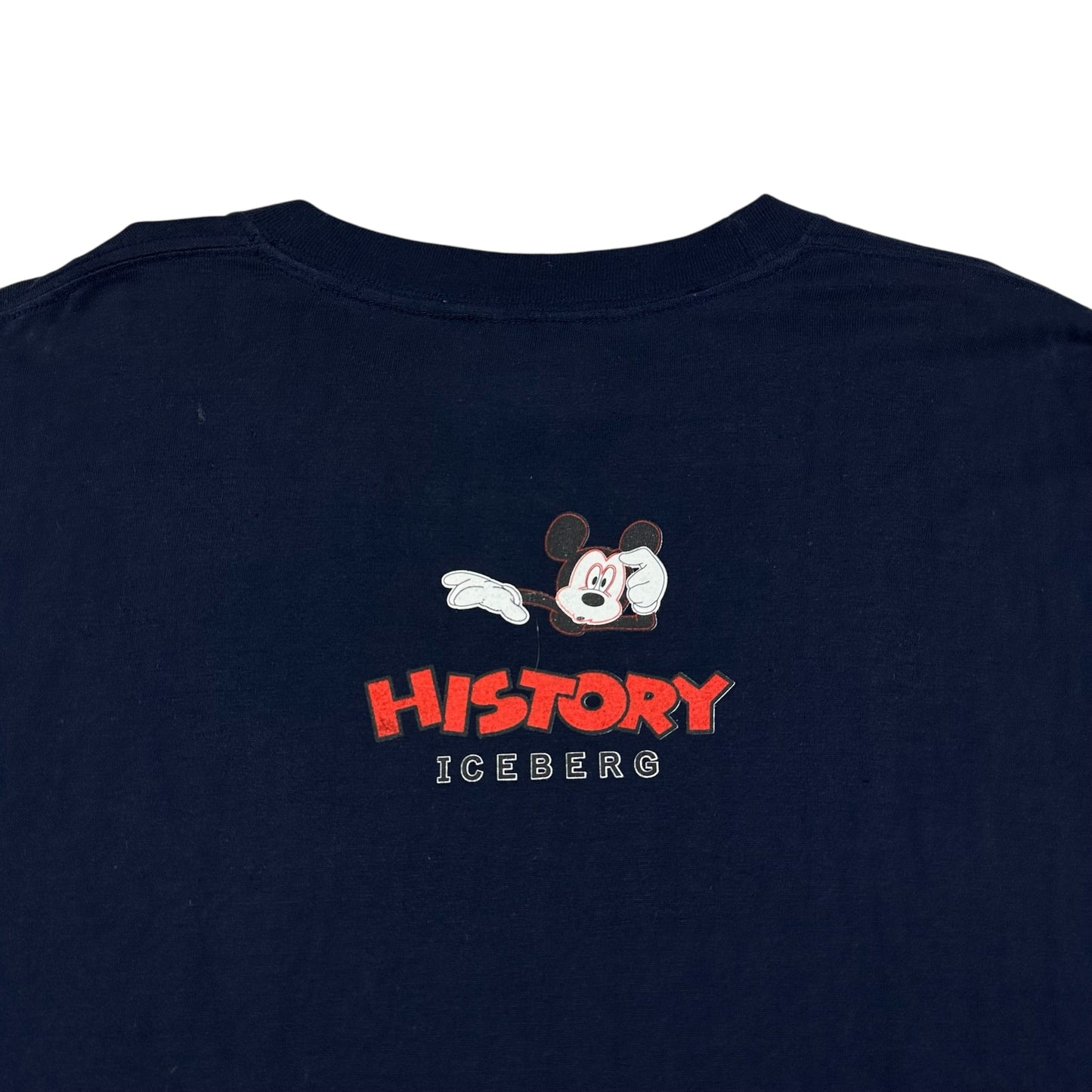 Mickey Mouse Vintage Iceberg History Shirt Blue