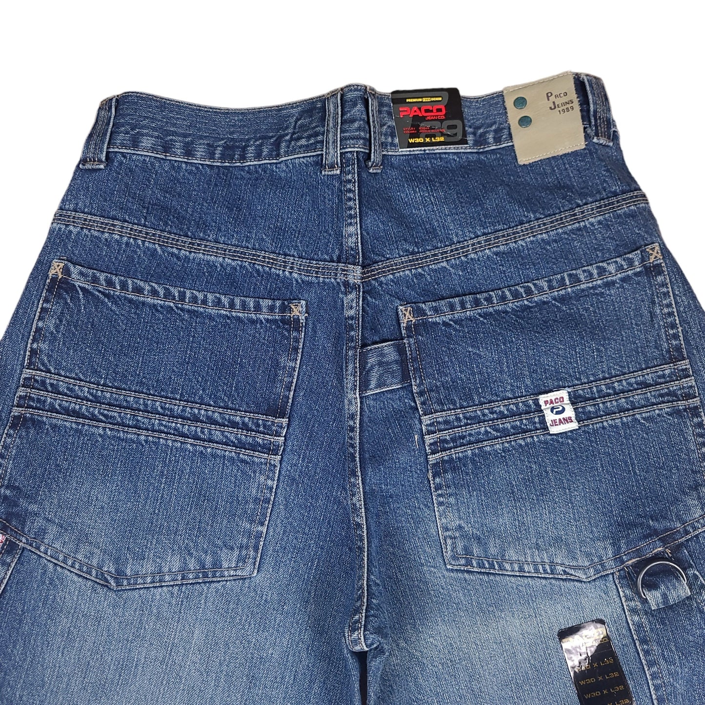 Vintage Y2K Blue Paco Jeans Utility Denim Pants