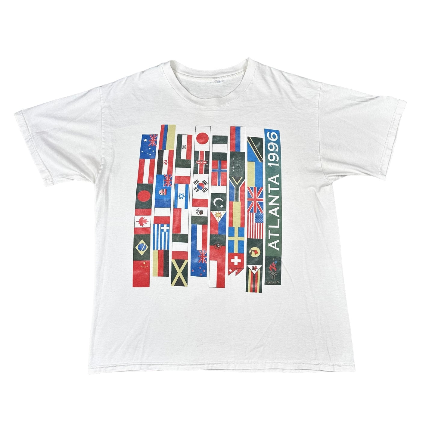 Vitnage Atlanta 1996 Olympic Games White Flag Tee