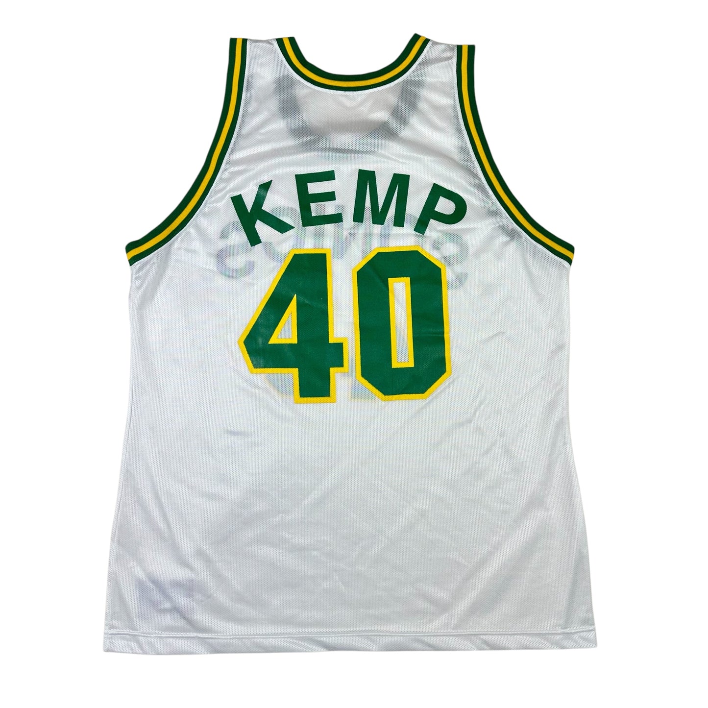 Shawn Kemp Vintage Seattle Supersonics Jersey Champion White