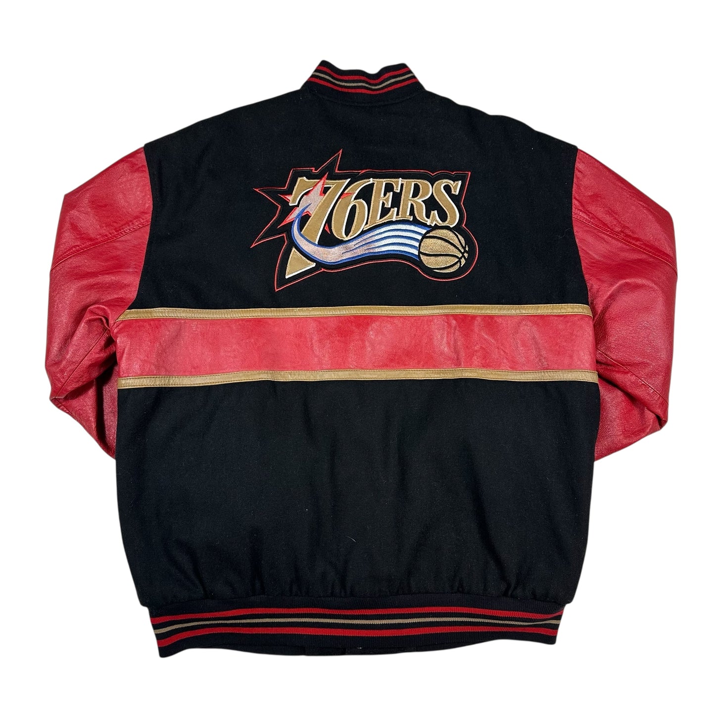 Vintage 76ers Jacket Jeff Hamilton Reversible