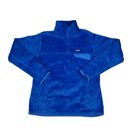 Patagonia Royal Blue Snap Button Fleece Sweater