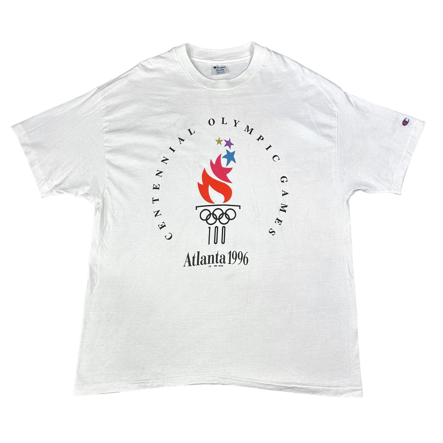 Vitnage Atlanta 1996 Olympic Games White Champion Tee