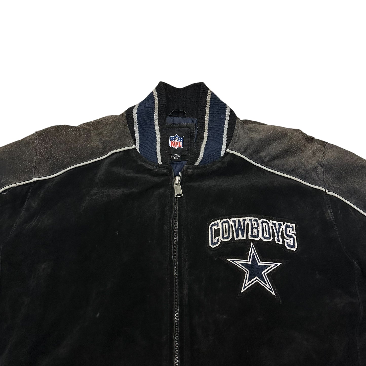 Dallas Cowboys Jacket Leather Suede GIII