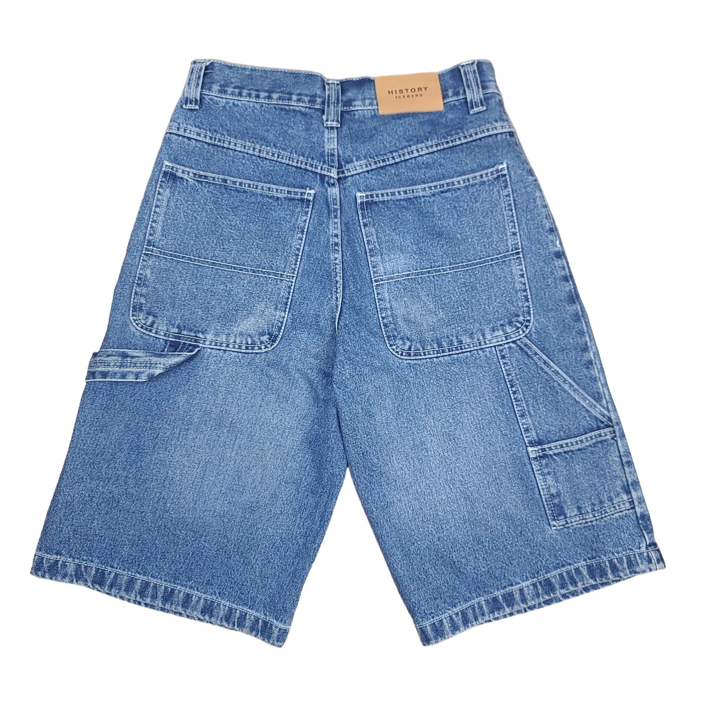 Vintage HIstory Iceberg Tasmanian Devil Blue Denim Shorts