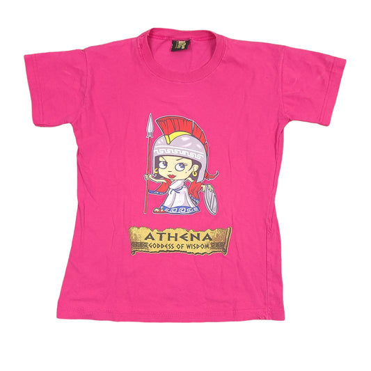 Athena Goddess of Wisdom Pink Shirt