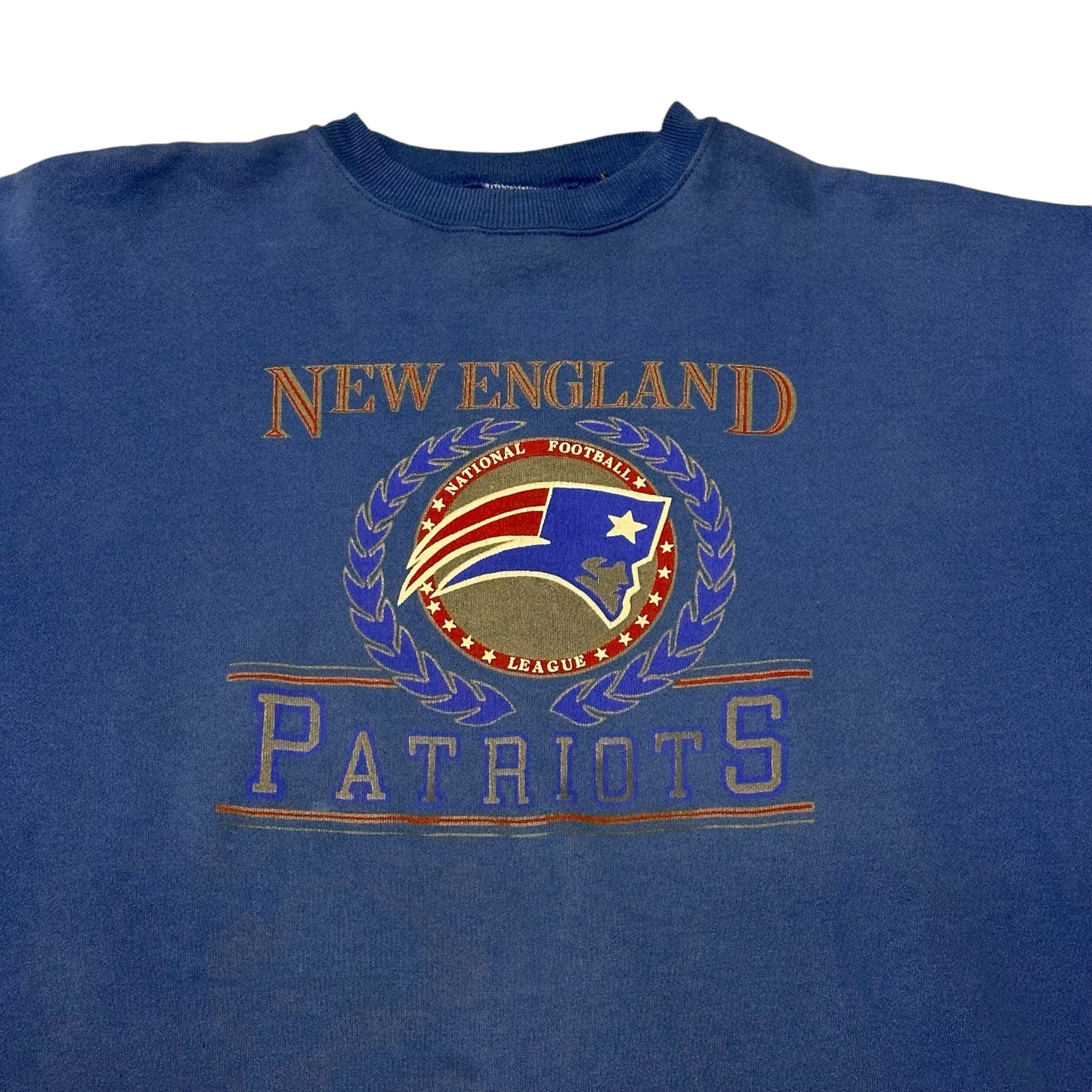 Vintage New England Patriots Sweatshirt Blue NFL