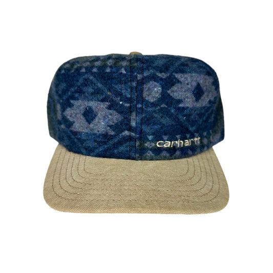 Vintage Carhartt Aztec Hat Southwestern Snapback