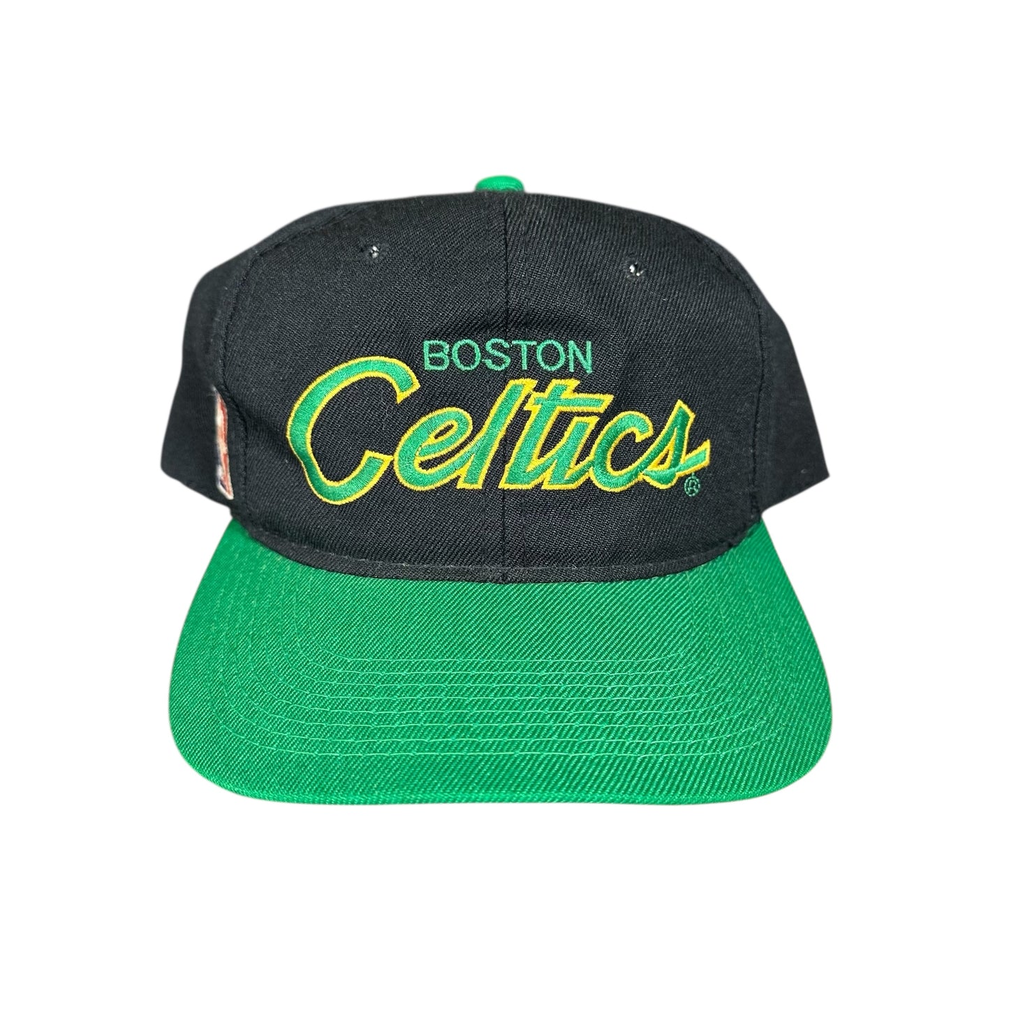 Vintage Boston Celtics Hat Sports Specialties Script Wool