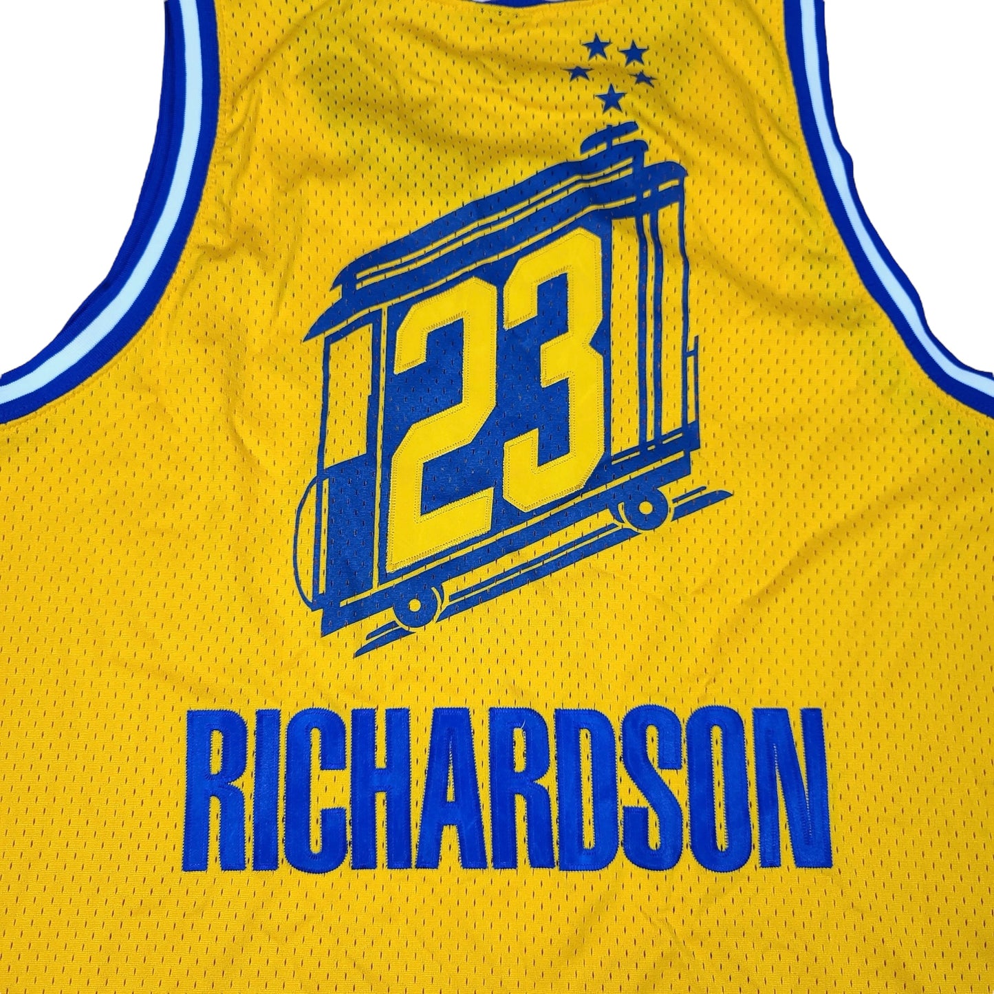 Jason Richardson #23 Golden State Warriors Yellow Nike Basketball Jersey