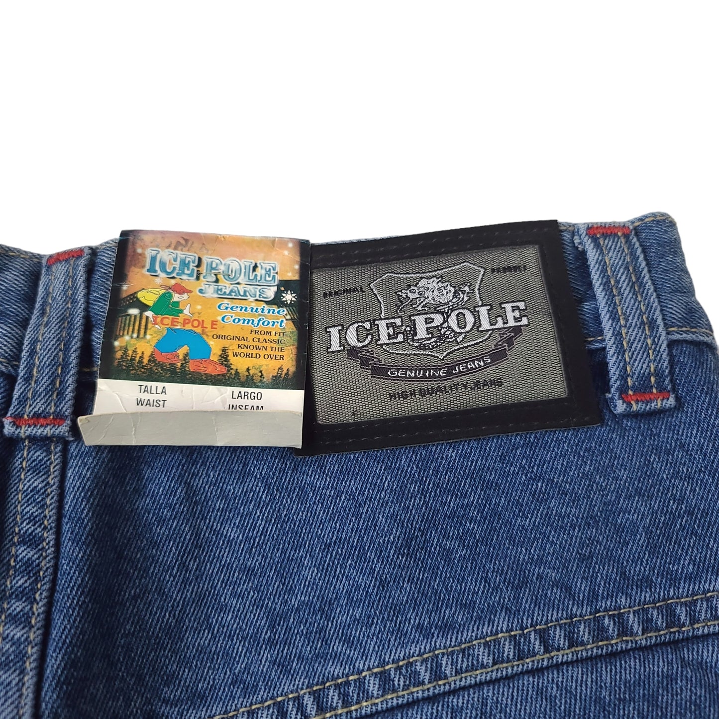 Vintage Y2K Ice Pole Blue Denim Pants