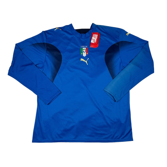 Italy Soccer Jersey 2006 Puma Home (Sunfade)