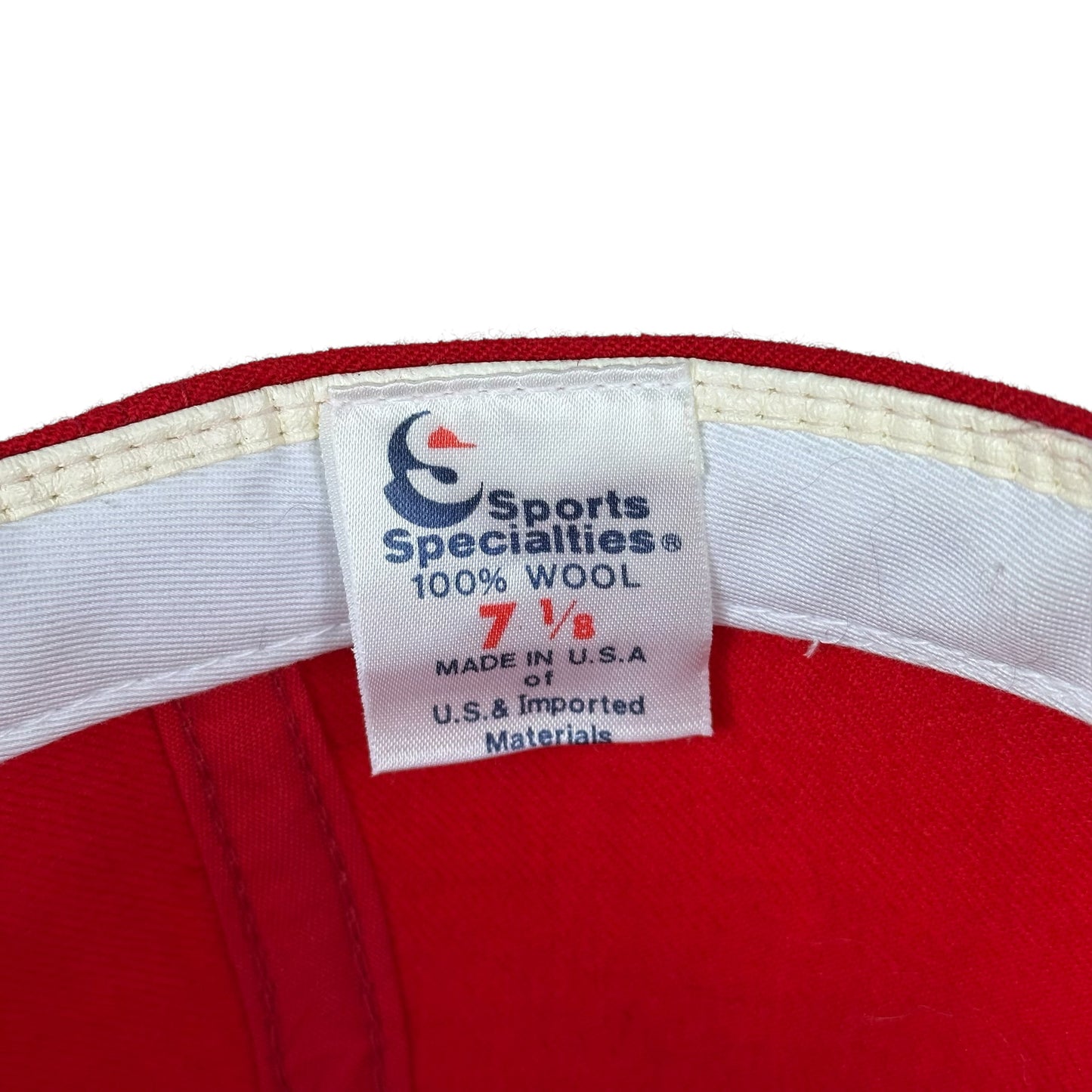 Vintage Chicago Bulls Hat Sports Specialties Script Fitted Wool