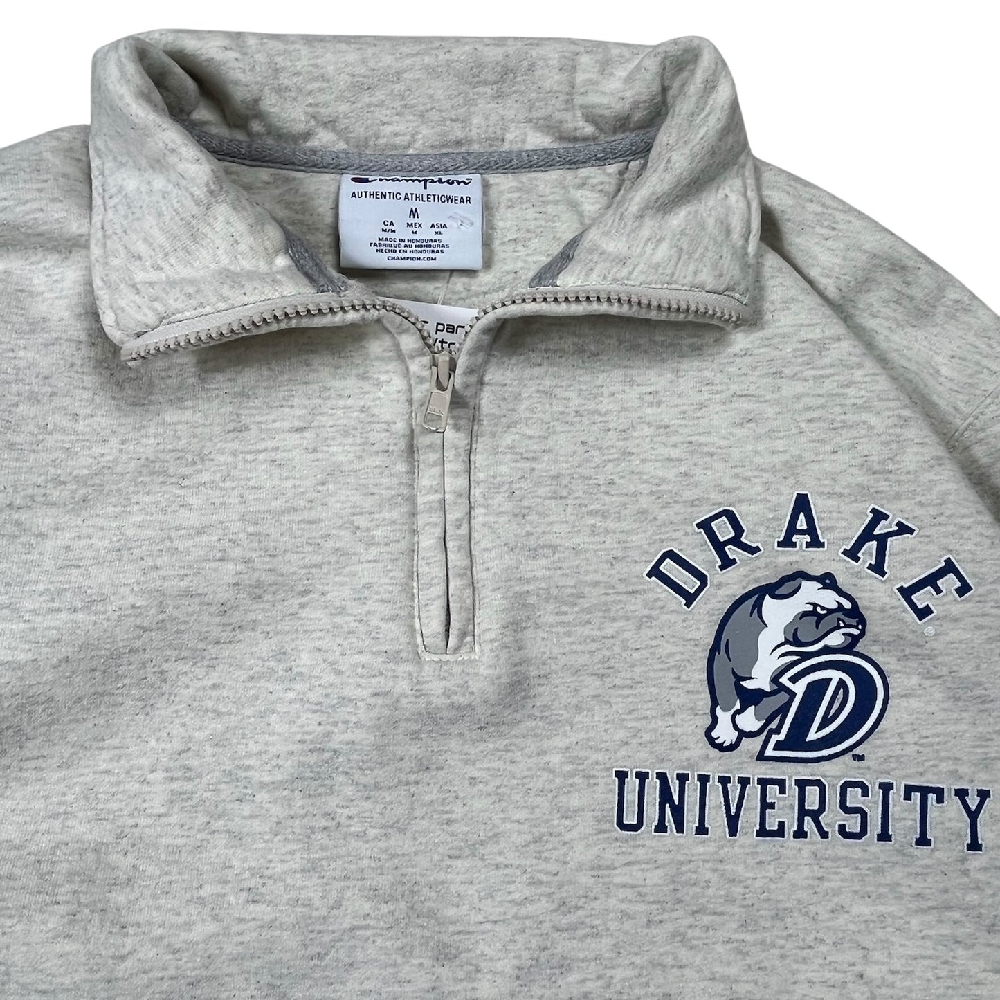Vintage Drake University Sweatshirt Champion Quarter Zip