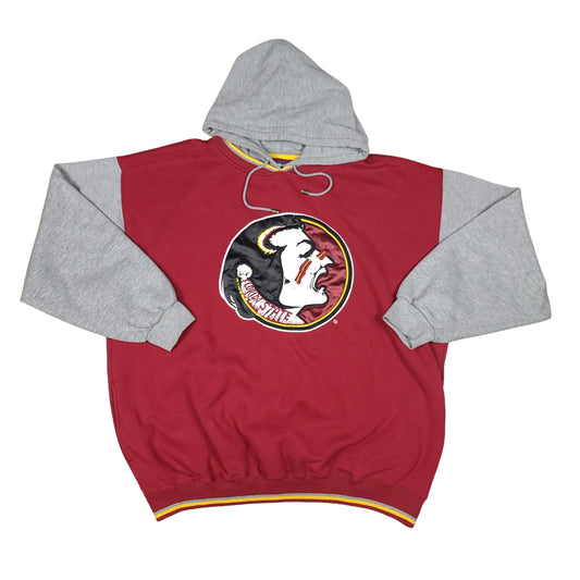 Vintage Florida State University Starter Color Block Hoodie