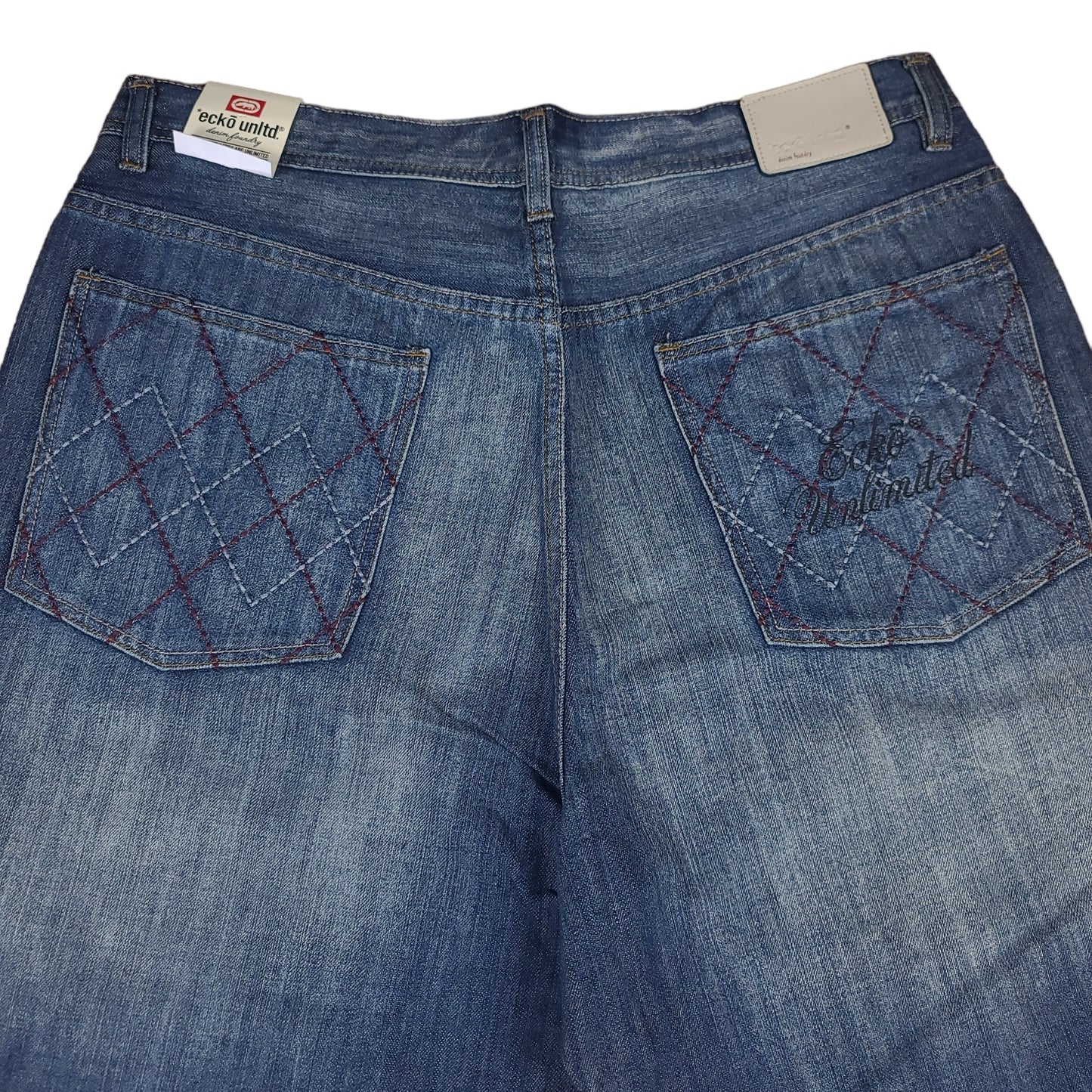 Vintage Y2K Ecko Unltd. Blue Street Glory Baggy Denim Pants