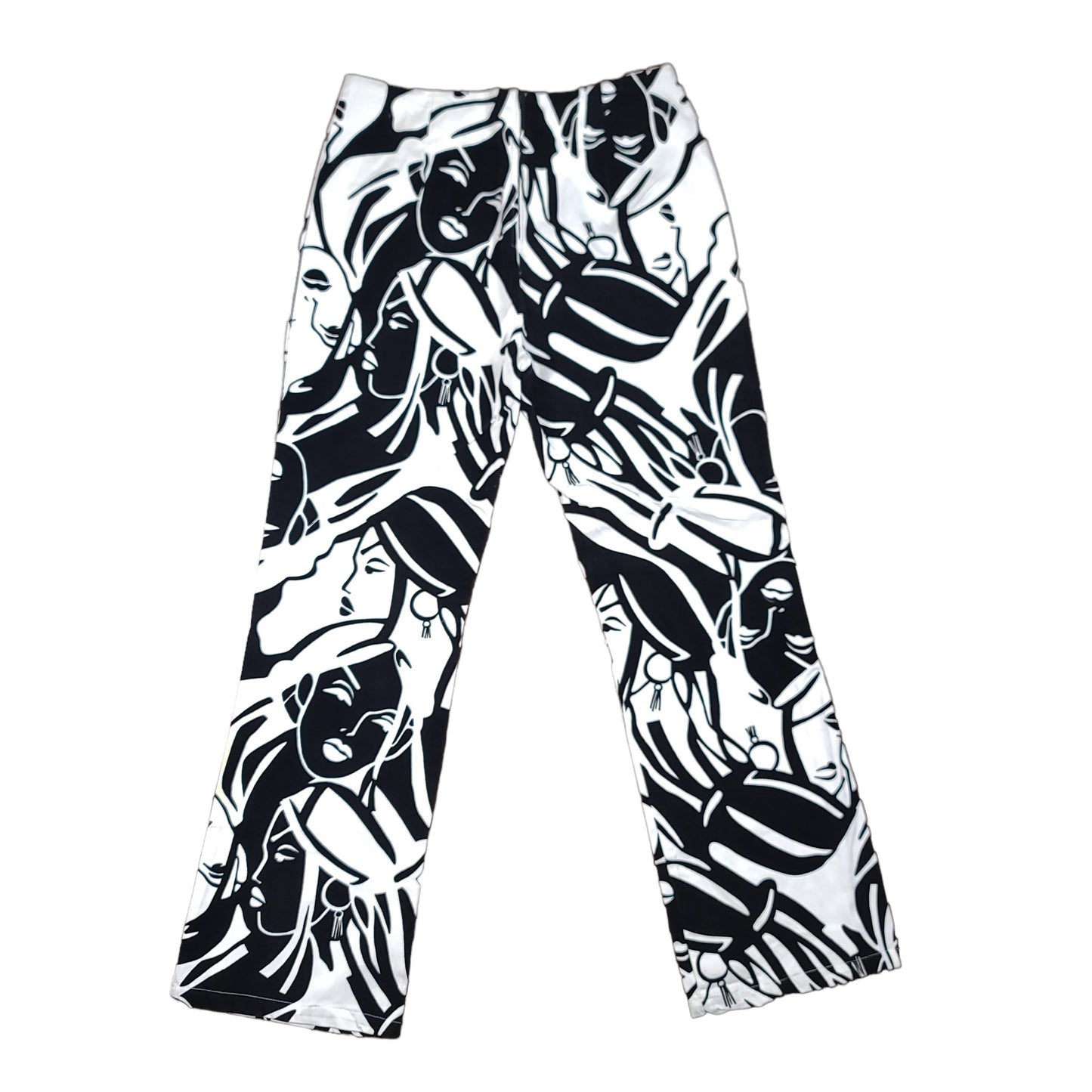 Vintage Comodo All Over Print Woman Pants